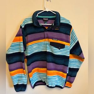 Patagonia Women's Striped Fleece Sweater - Multicolor